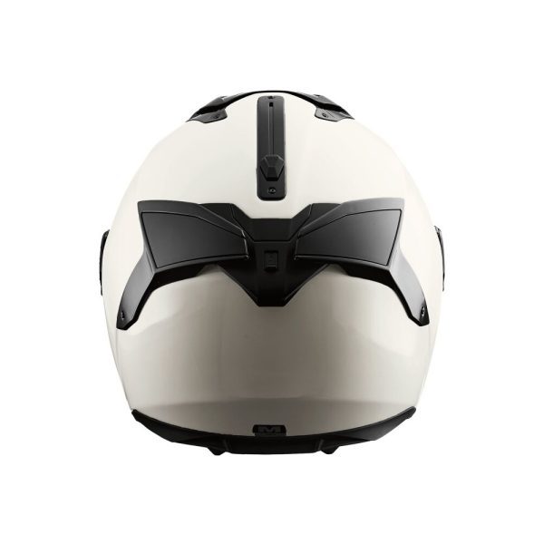 Casco Xomo Carbono blanco nuca