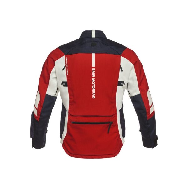 Chaqueta GS Rallye GTX roja y blanca espalda